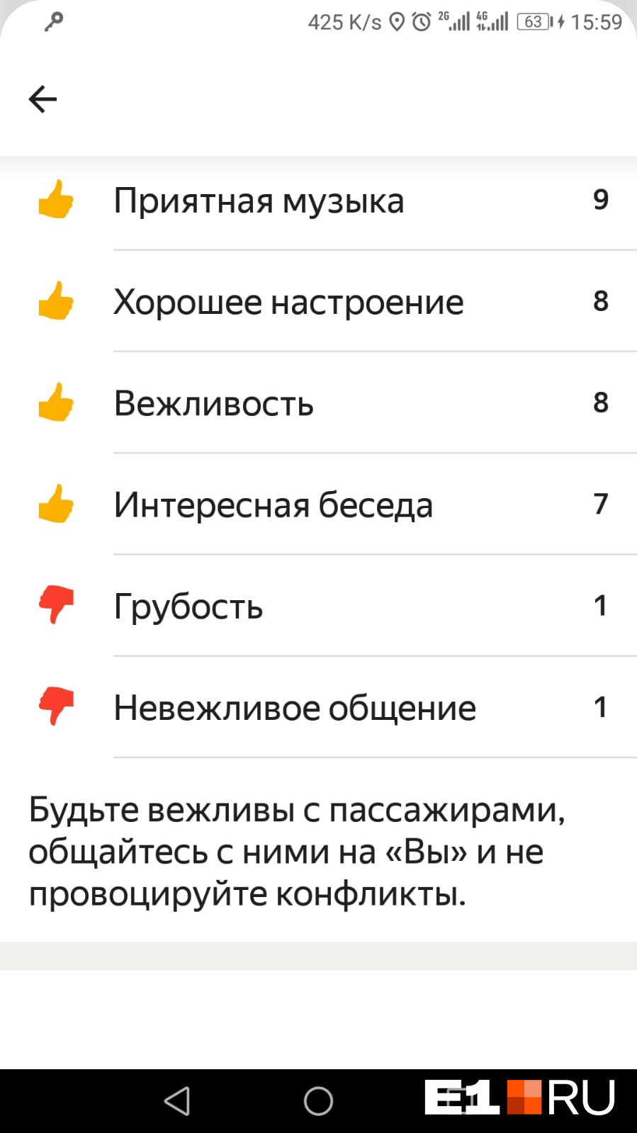 Владимир (как и остальные его пассажиры) уверен, что «грубости» и «невежливого общения» с его стороны никогда не было Владимир (как и остальные его пассажиры) уверен, что «грубости» и «невежливого общения» с его стороны никогда не было