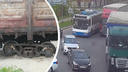 «Ищите свой путь»: из-за сошедшего с рельсов поезда в Ярославле город встал в семибалльные пробки