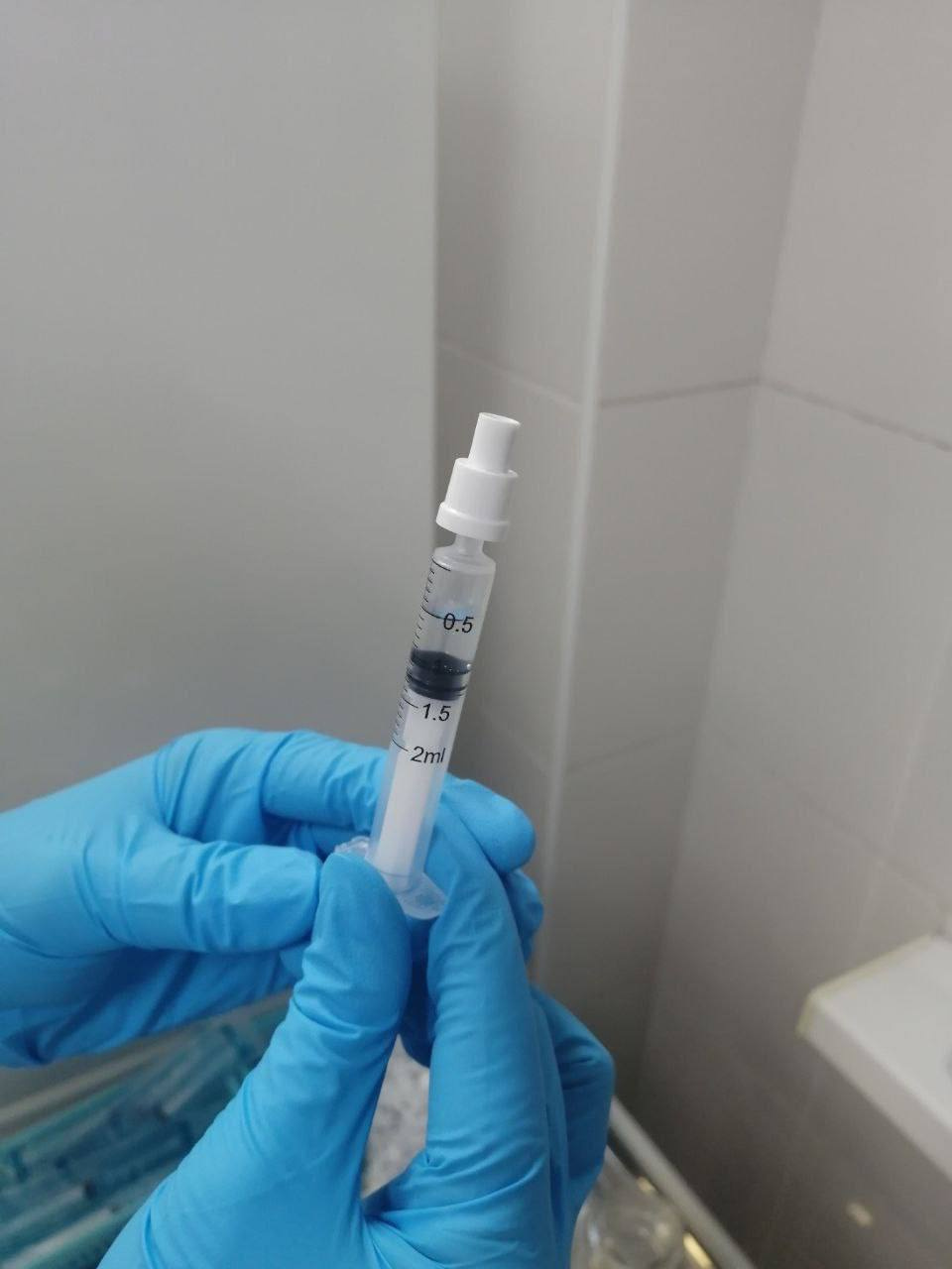 Насадка для распыления назальной вакцины