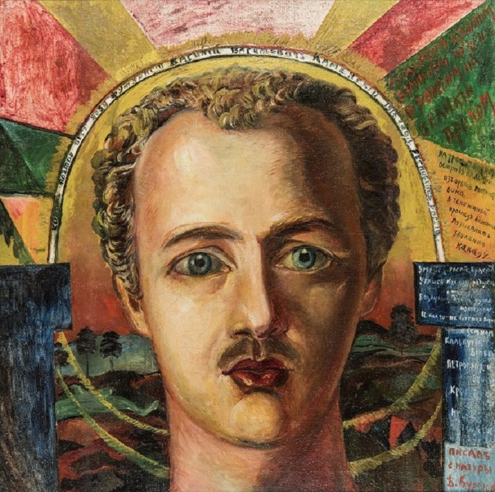 Давид Бурлюк «Портрет поэта-футуриста Василия Каменского», 1917 год Давид Бурлюк «Портрет поэта-футуриста Василия Каменского», 1917 год