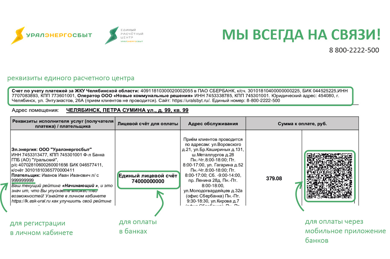 Ерц уралэнергосбыт телефон. Лицевой счет Уралэнергосбыт. Единый лицевой счет Уралэнергосбыт. Уралэнергосбыт номер лицевого счета в квитанции. Номер лицевого счета Уралэнергосбыт.