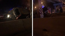 Под Новосибирском автомобиль залетел на бетонный блок — водитель погиб на месте ДТП
