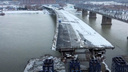 Строительство четвертого моста в Новосибирске сняли с высоты — видео