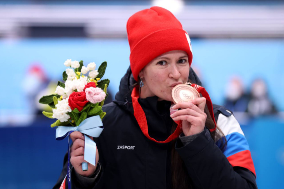 Татьяна Иванова и ее бронзовая олимпийская медаль