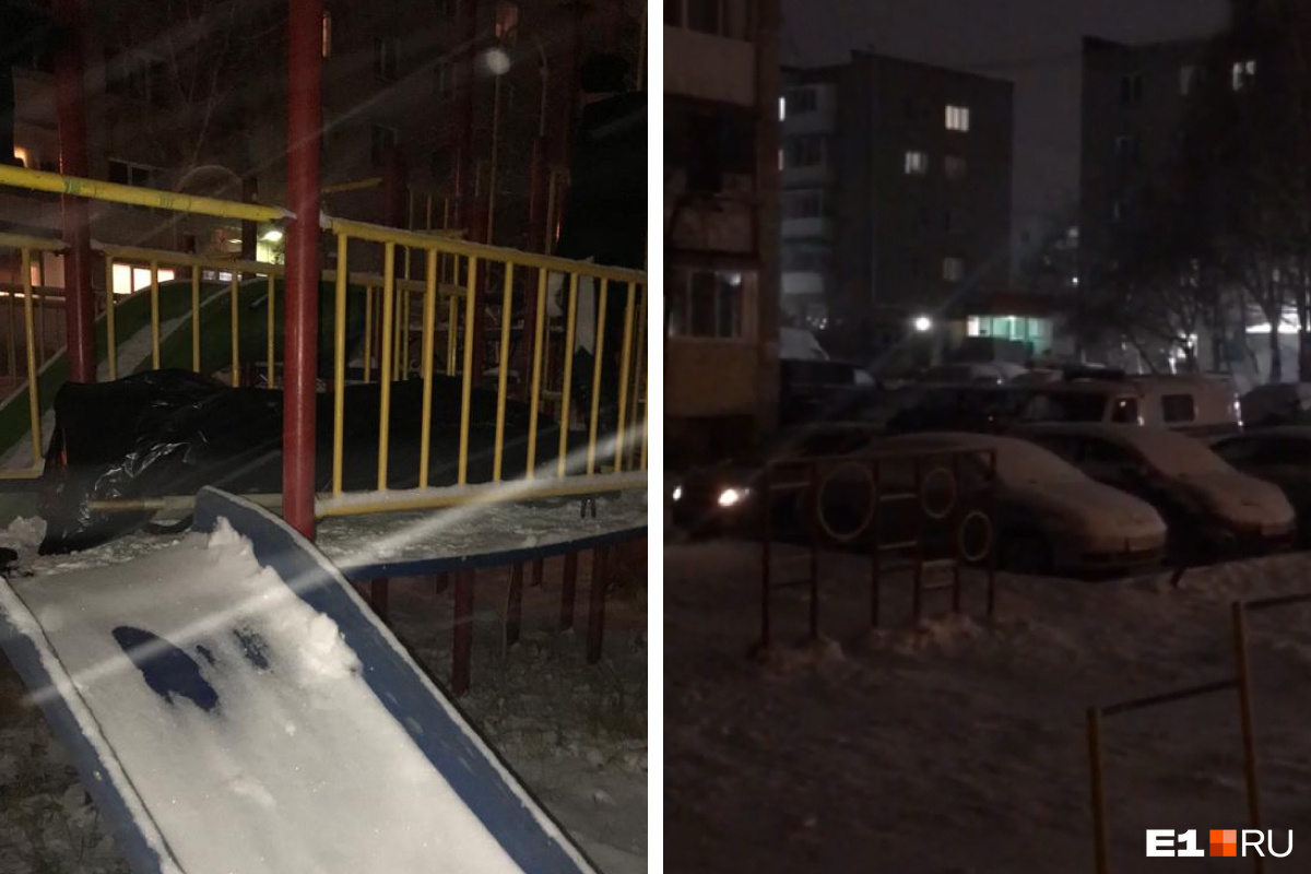 На детской площадке под Екатеринбургом нашли тело мужчины