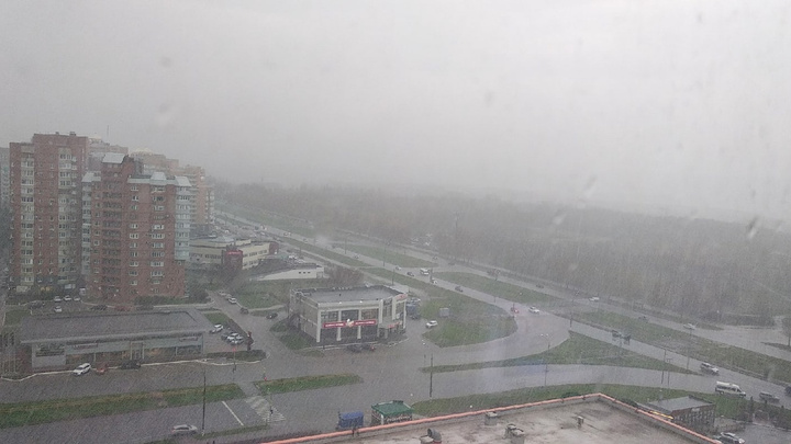 «Град размером с фундук»: Автозаводский район Тольятти оказался в эпицентре весенней стихии