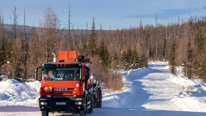 На севере Красноярского края строят стратегический зимник