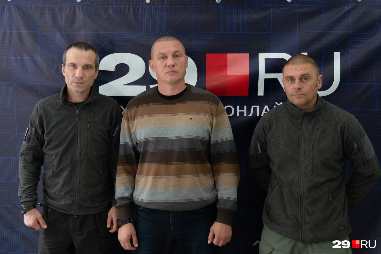 Виктор Непытаев, Константин Олюков и Владимир Краснов