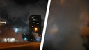 Улицы возле ДК «Металлург» заволокло паром из люков — видео с места аварии на теплотрассе