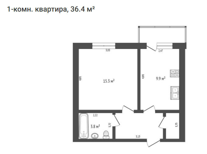Это однушка в 36 квадратов в Подгорной части Тобольска на улице Базарная площадь. Стоит такая квартира 1,52 миллиона и уже сдана Это однушка в 36 квадратов в Подгорной части Тобольска на улице Базарная площадь. Стоит такая квартира 1,52 миллиона и уже сдана
