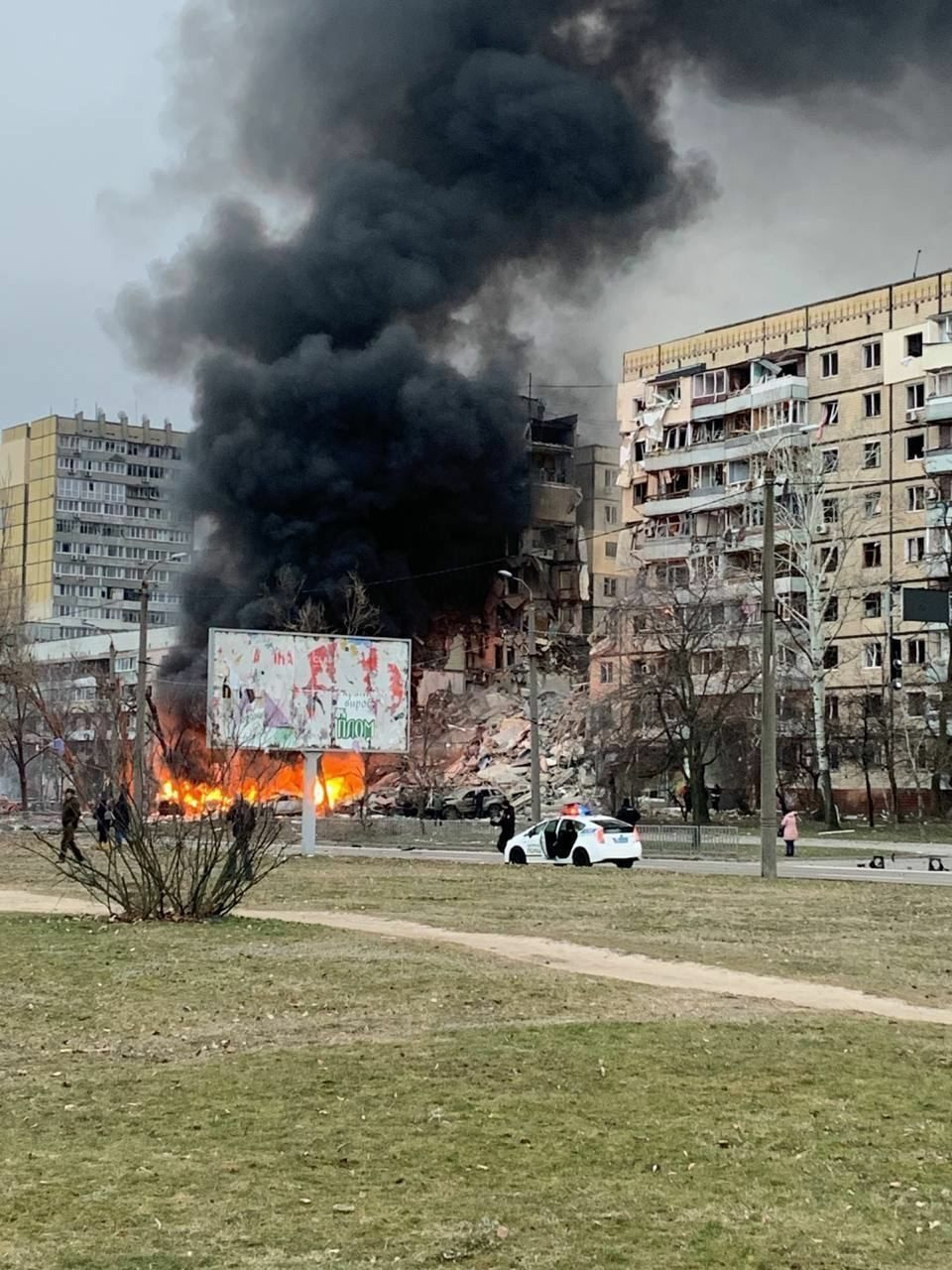 В Днепре после взрыва обрушился дом: есть погибшие и раненые 14 января 2023  года - 14 января 2023 - Фонтанка.Ру