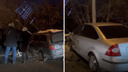 «Выбросило из колеи на встречку»: тройное ДТП произошло на Винаповском мосту в Новосибирске