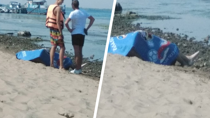 На самарском пляже несколько часов лежал труп мужчины (18+)