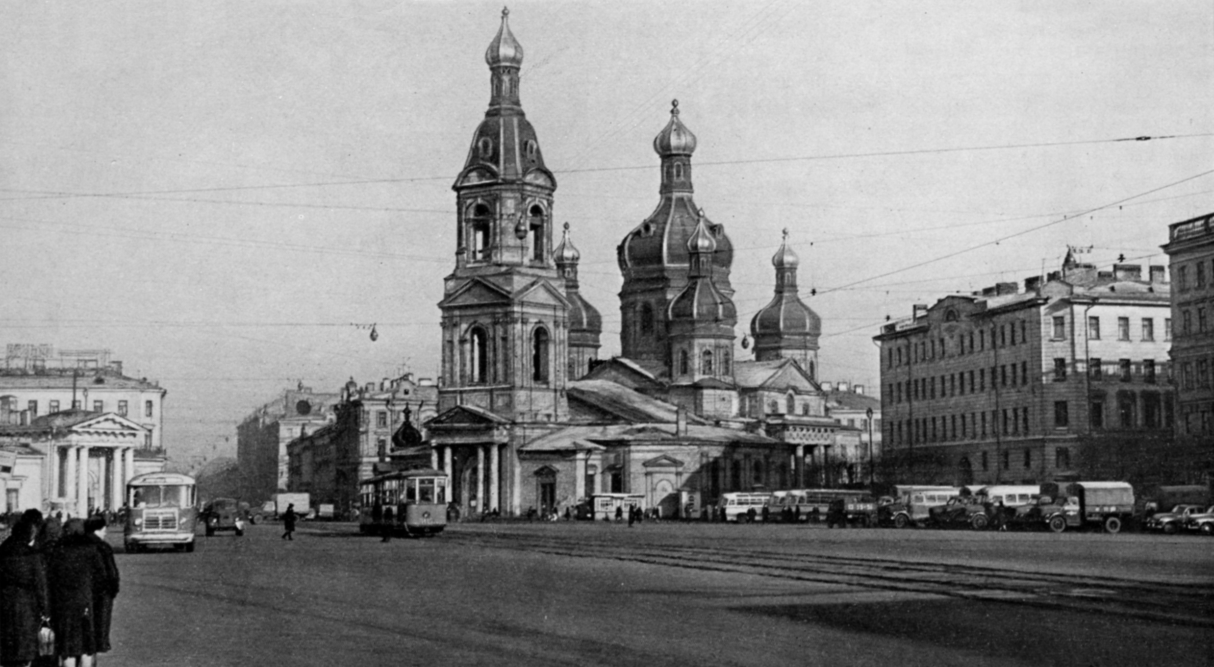 Площадь Мира (Сенная) после реконструкции, 1950-е гг.