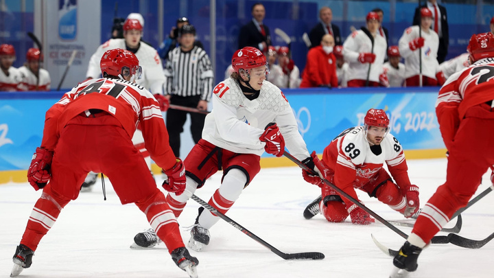 Нет игры, но есть результат: хоккейная сборная России с трудом обыграла Данию на Олимпиаде