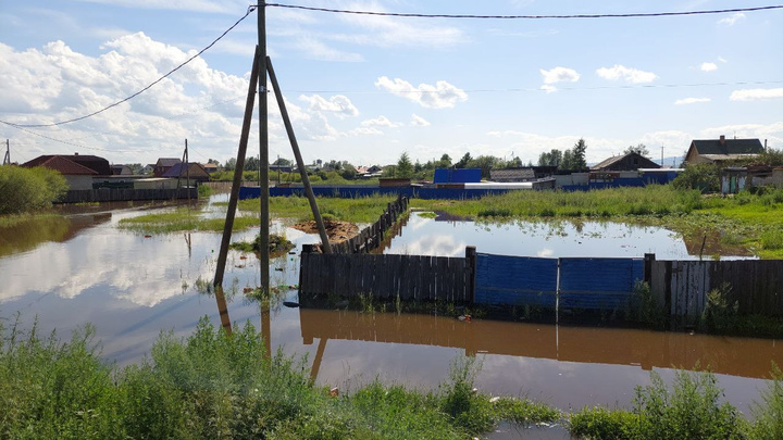 Читинка подтопила пять населенных пунктов и 15 дачных кооперативов в Забайкалье