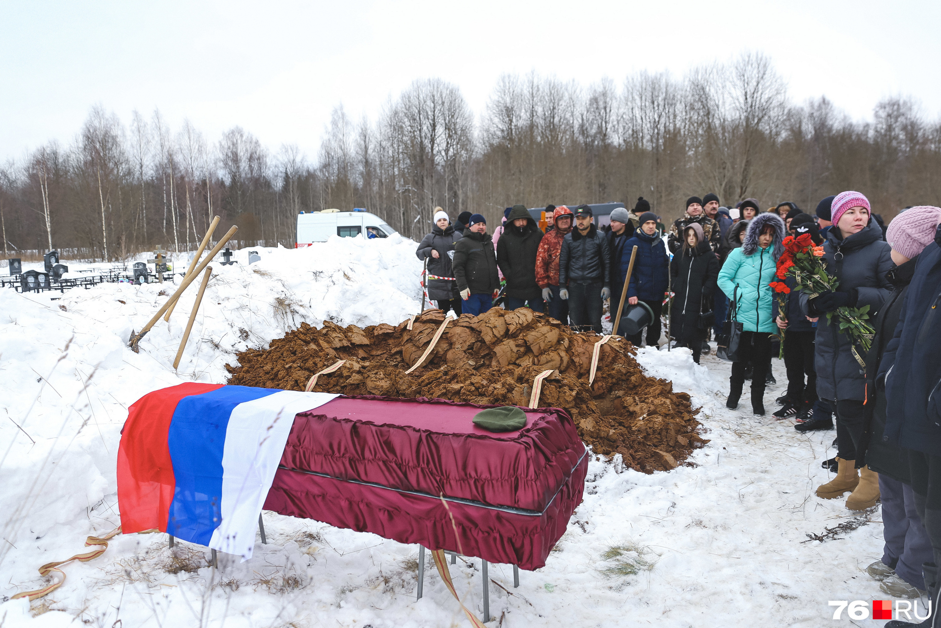 Похоронили начало. Простились с погибшим мобилизованным. Похороны погибших в Самарской области Чаплыгин.