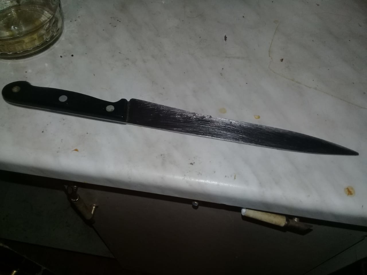 Нож нашли при обыске дома