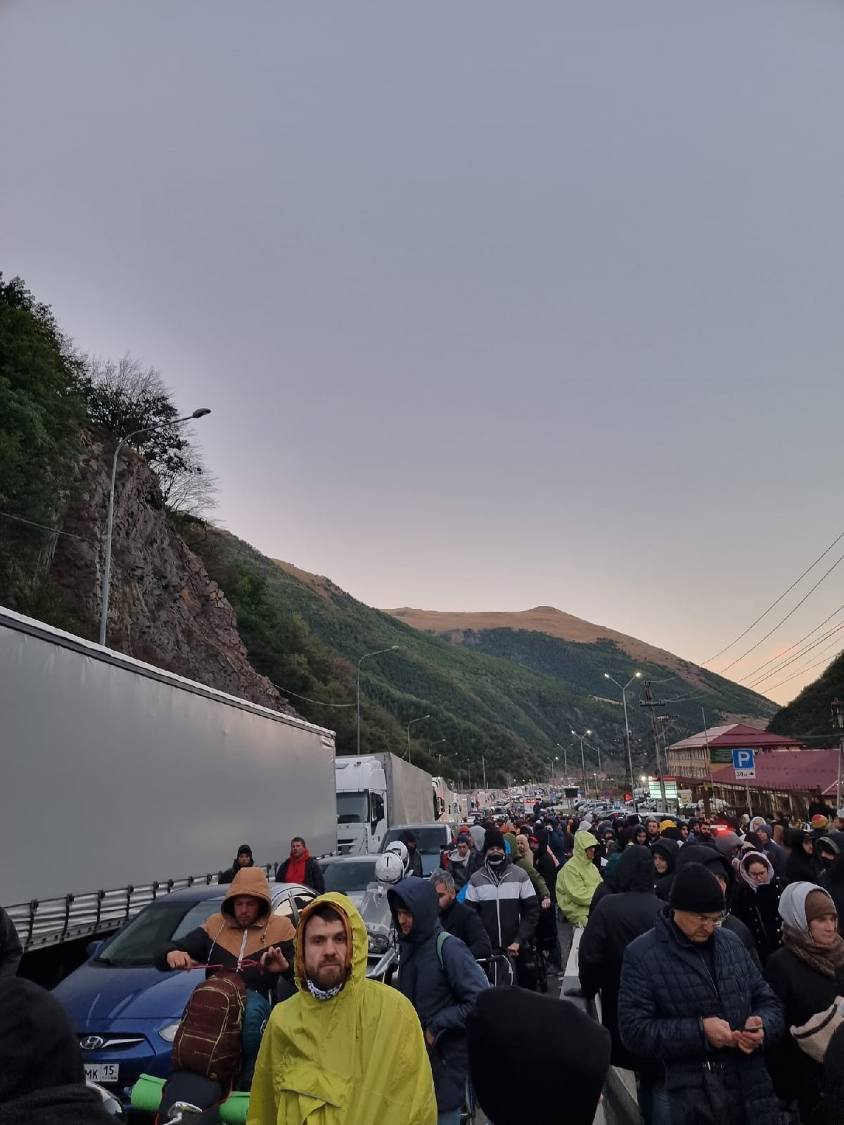 Очередь на границе Очередь на границе