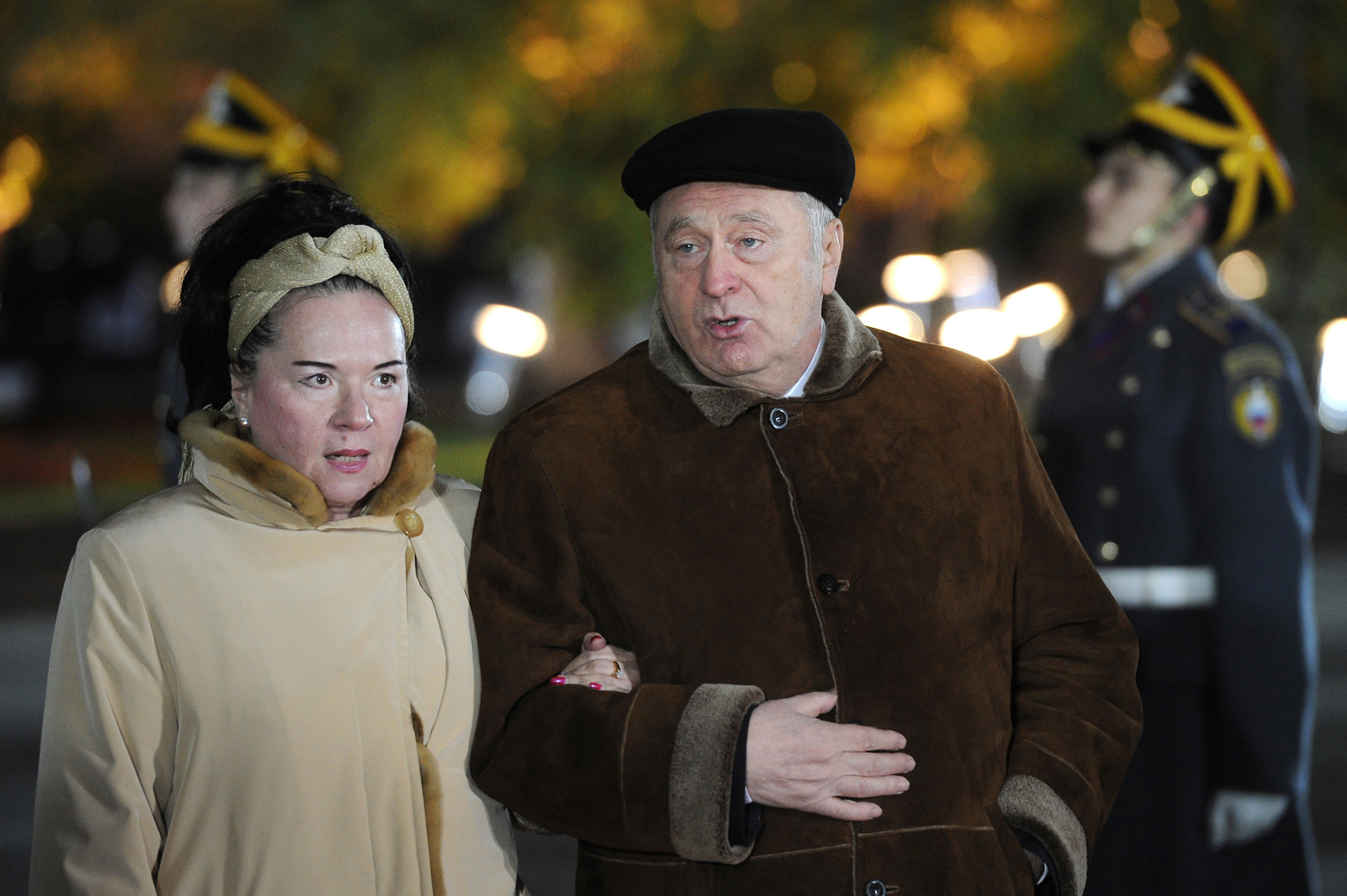 Владимир Жириновский с женой Галиной Лебедевой, 2011 год