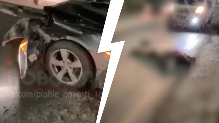 Водитель пьян, сбитых разорвало на части. Жесткое ДТП на объездной Тюмени