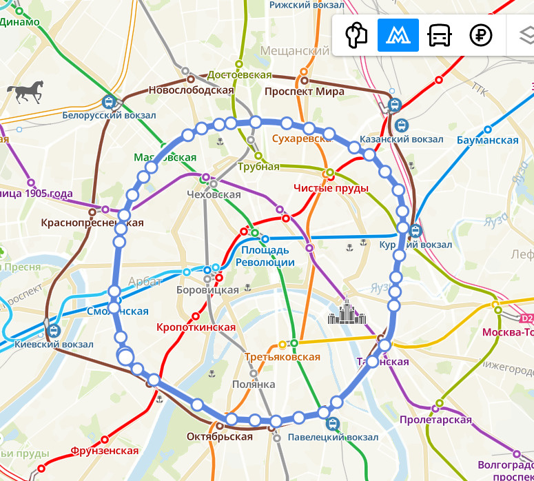 Схема движения автобусов в москве в режиме реального времени