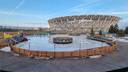 «Катки растаяли, можно плавать»: в Волгограде из-за резкого потепления закрыли два ледовых катка
