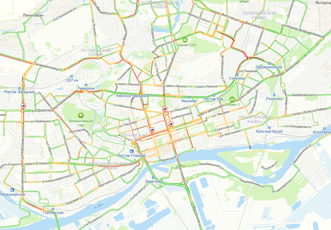 Пробки на борском мосту сейчас онлайн карта