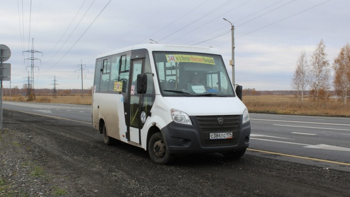 Пассажиры пожаловались на изменение маршрута микроавтобуса, связывающего Челябинск с пригородом