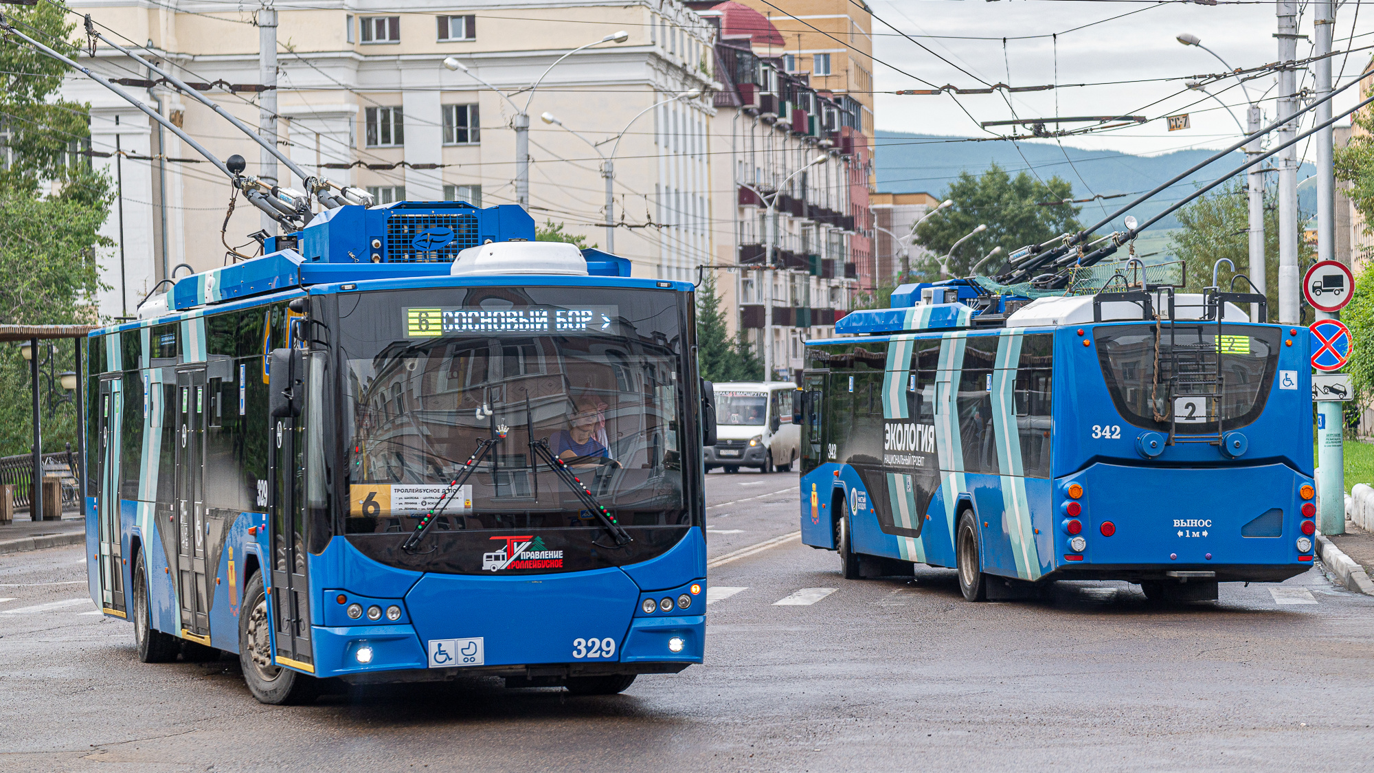 Маршрутки и троллейбусы изменят движение из-за перекрытия дорог в Чите