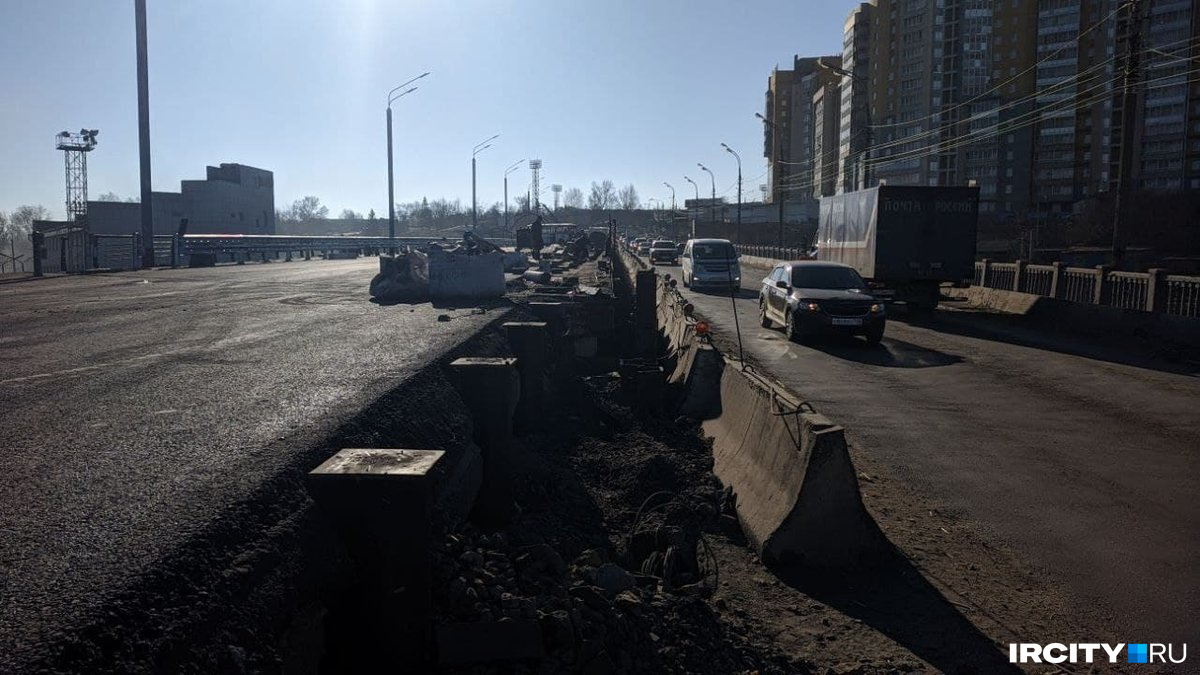 Завершился третий этап реконструкции путепровода на улице Джамбула в Иркутске