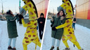 «Замёрзли, бусинки?»: в центре Ярославля аниматоры в костюмах животных разводят людей на деньги