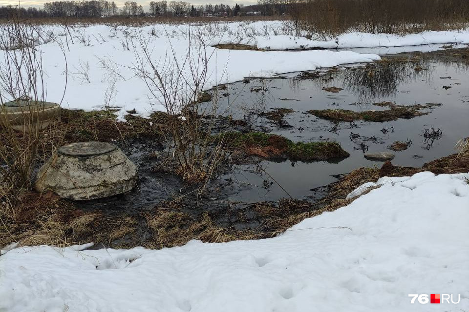Река из фекалий здесь текла по полям даже зимой, когда во время морозов всё остальное было замерзшим