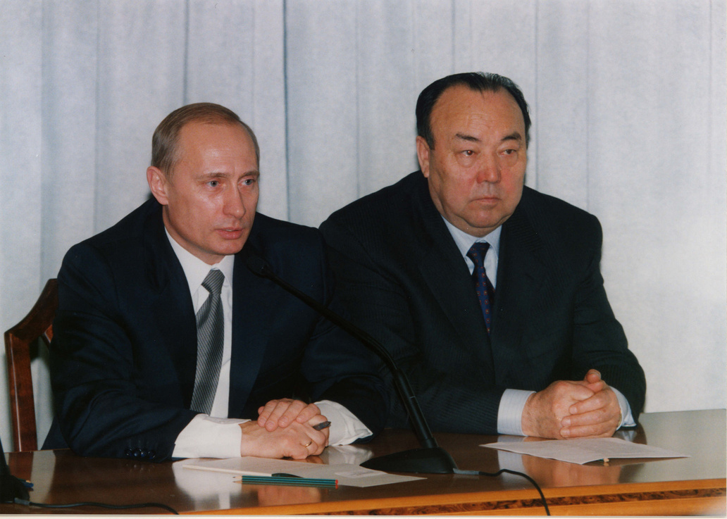 Владимир Путин и Муртаза Рахимов