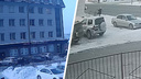 Появилось видео потасовки двух риелторов в Новосибирске