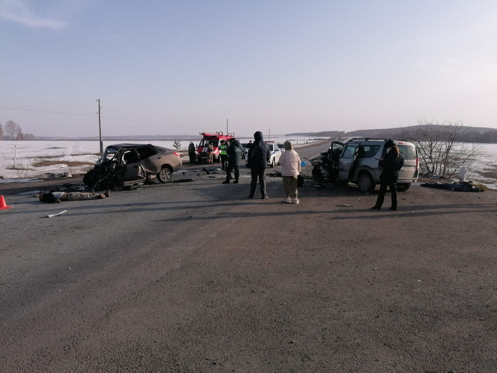Авария произошла на дороге Чебаркуль — Уйск — Магнитогорск в Верхнеуральском районе