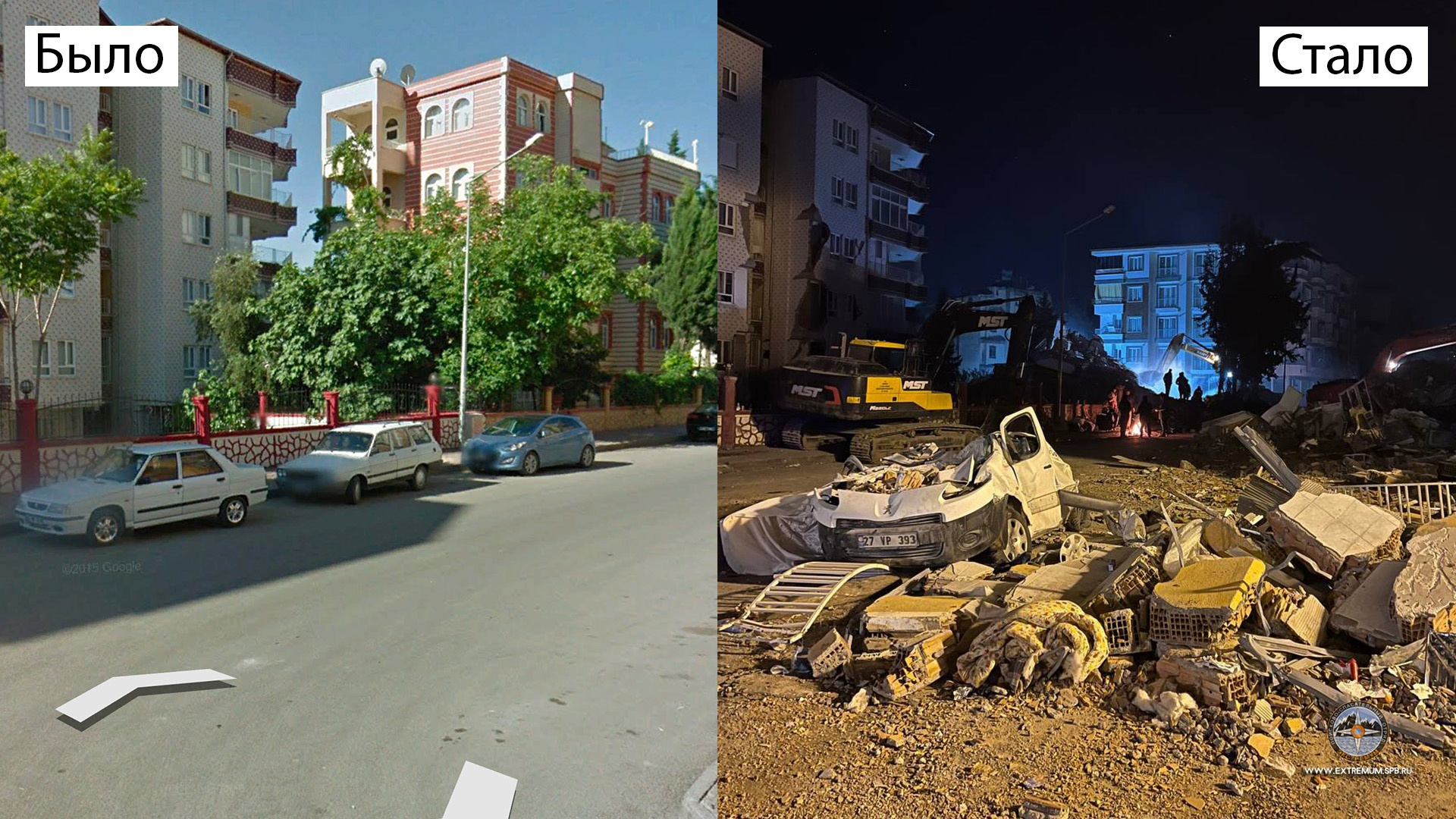 Глазами спасателей. Посмотрите, как изменился город в Турции после землетрясения