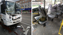 В Северодвинске автобус столкнулся с грузовиком. Есть пострадавшие