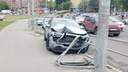 Протаранила ограждение: названа предварительная причина ДТП в Постниковом овраге