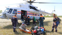 Турист в одиночку отправился в поход по Поднебесным Зубьям и сломал ногу — новосибирца спасали на вертолете