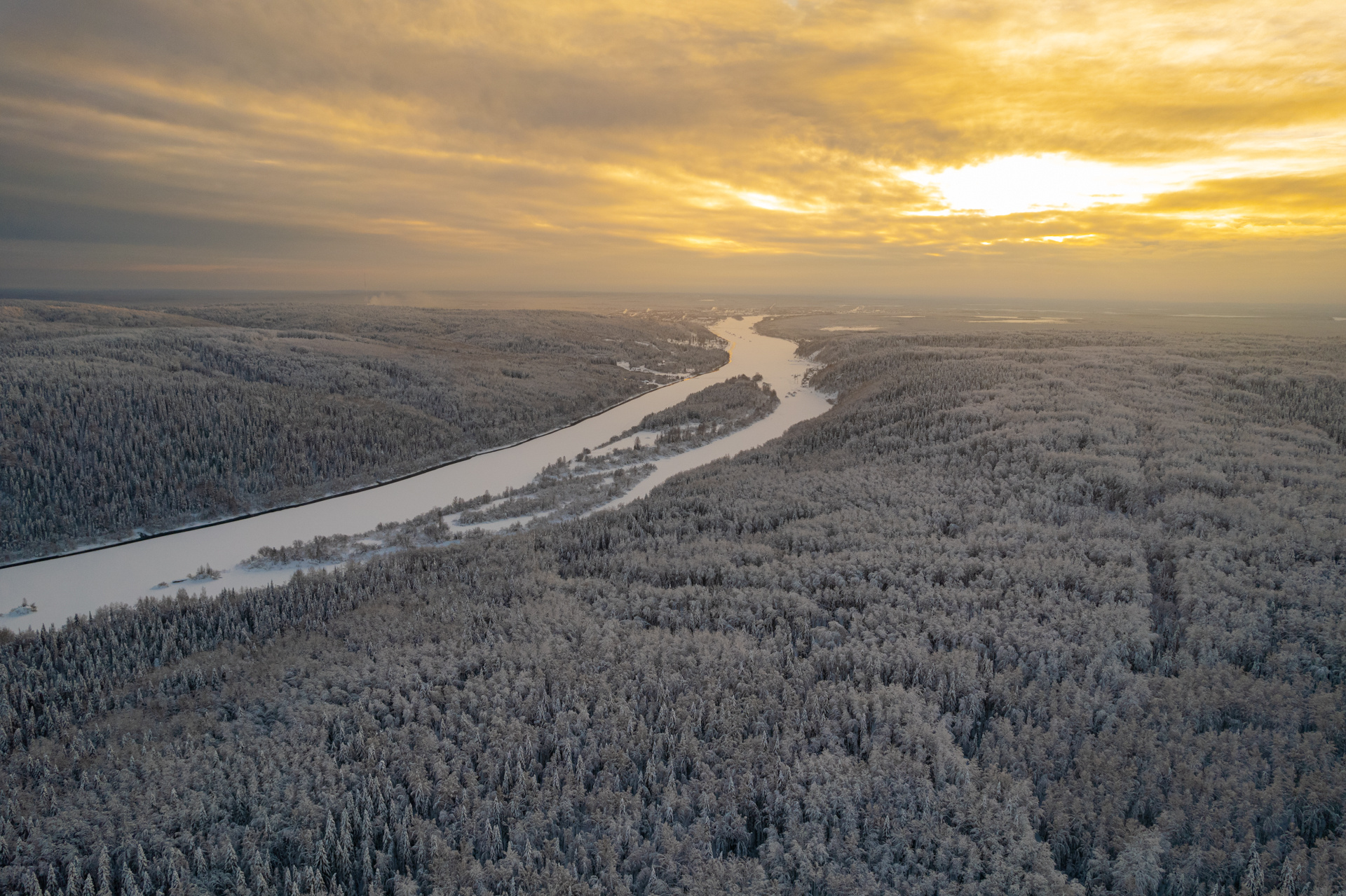 Ветлан Пермский край зимой