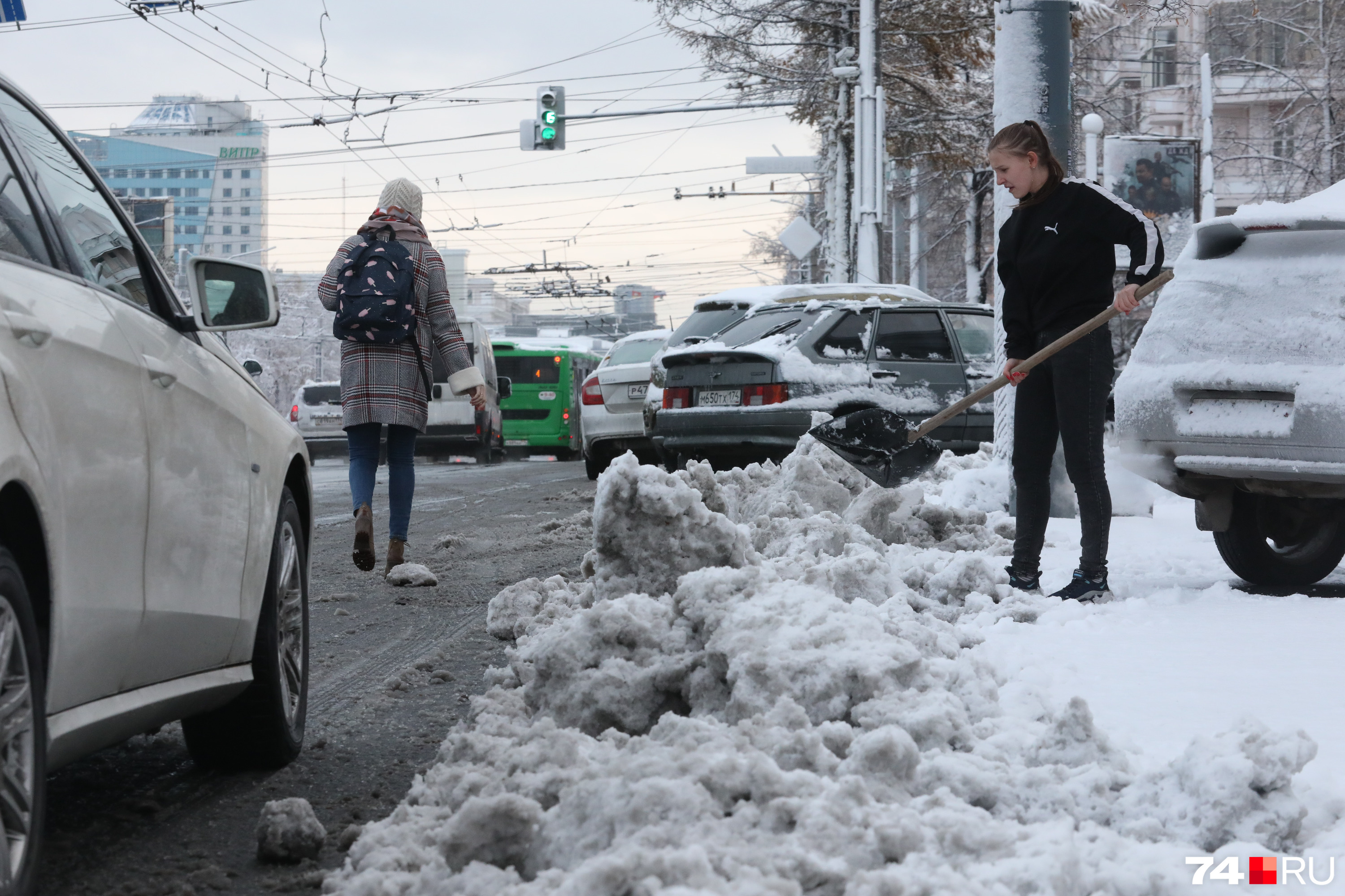 В ноябре в Челябинске за раз выпало 2/3 месячной нормы осадков