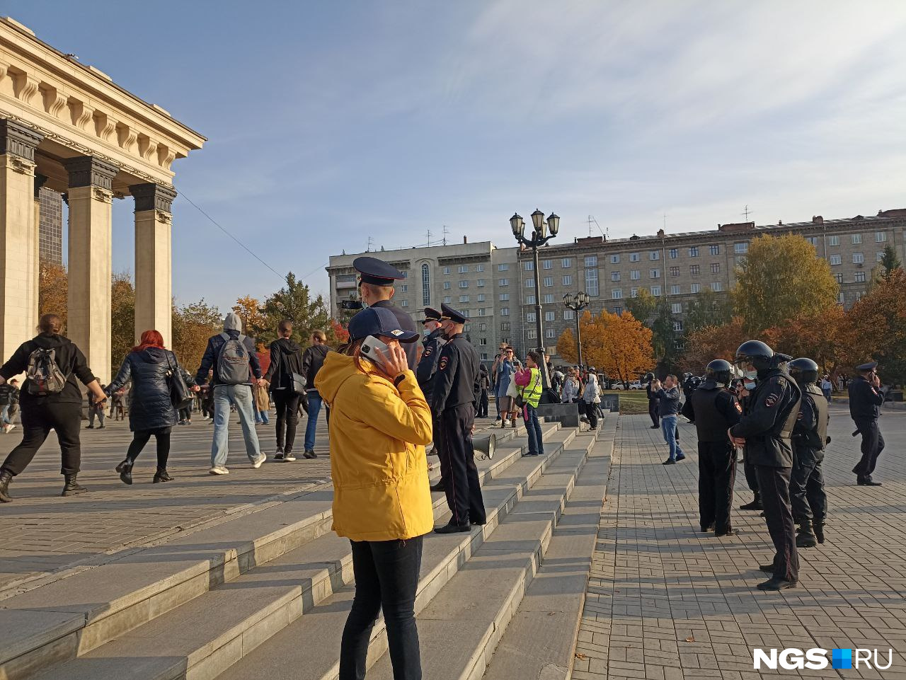 что было на площади ленина новосибирск