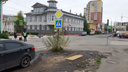 В центре Архангельска перекрыли дорогу
