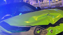 Элджей опубликовал фото разбитого после ДТП в Дубае ядовито-зеленого Lamborghini