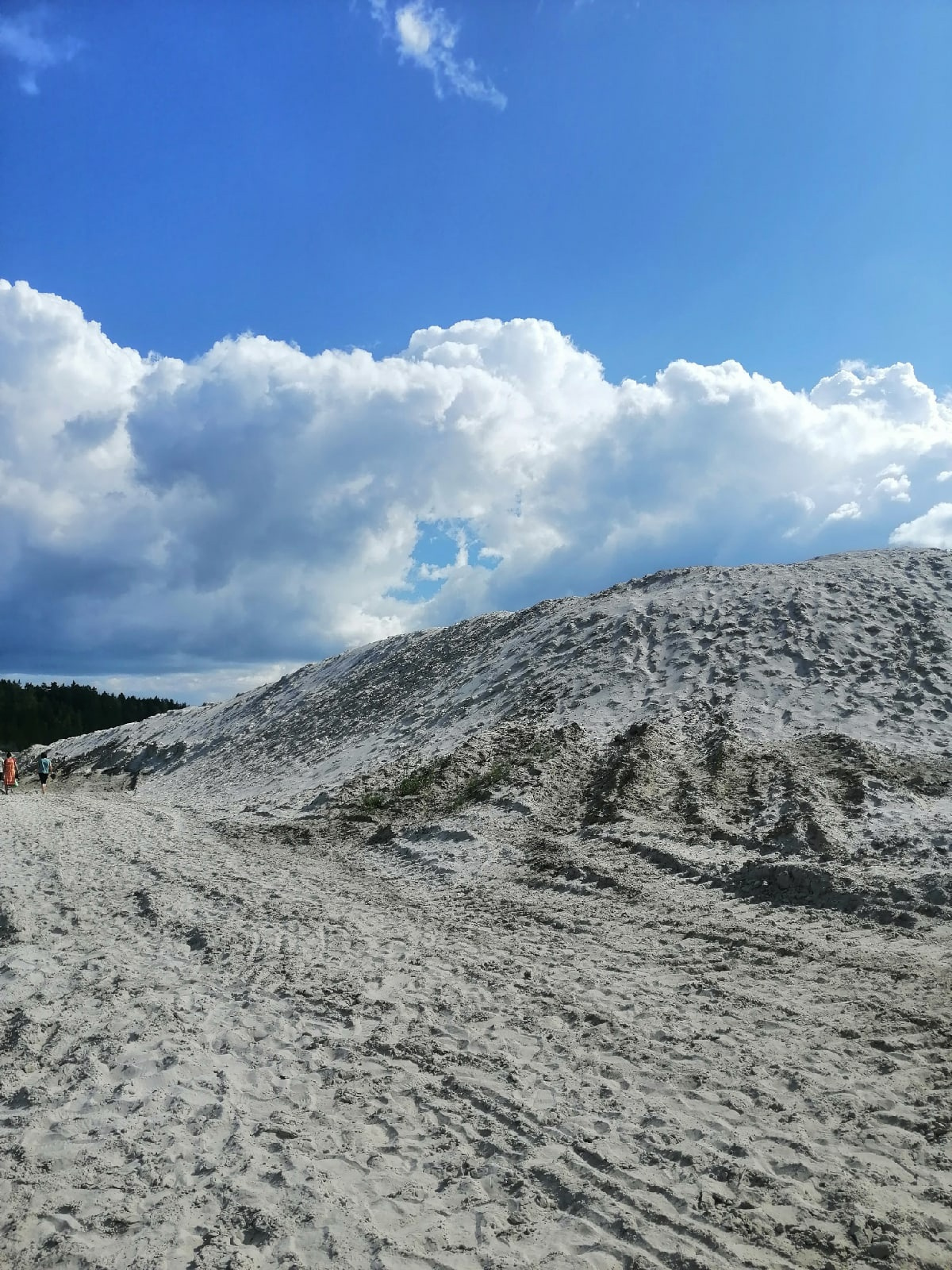 Такие песчаные горы под Заводоуковском около карьера