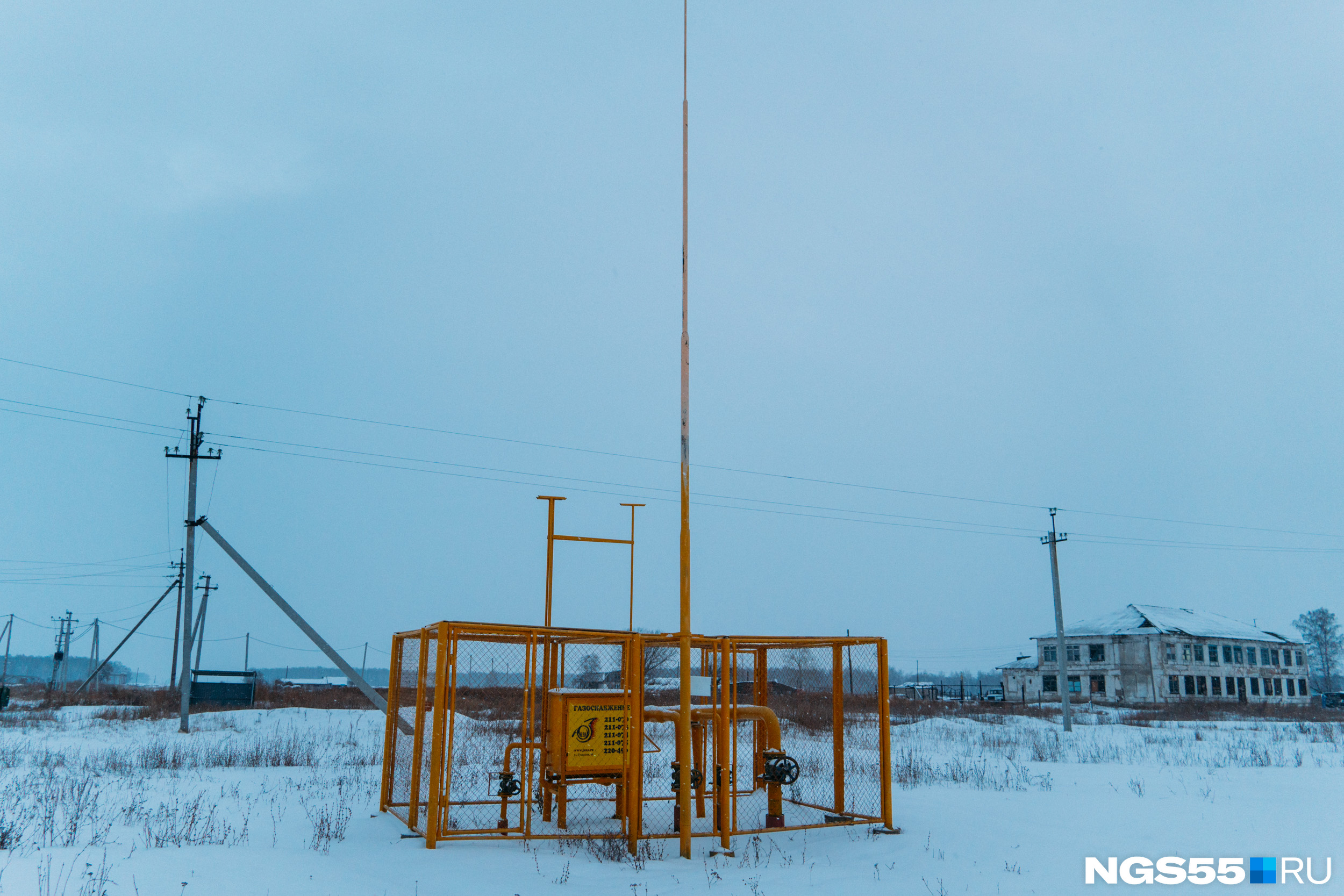 На севере Омской области больше тысячи домов остались без газа