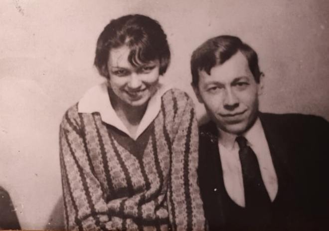 Художник с супругой, 1930-е годы