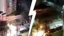 «Произошла вспышка»: что известно о ночном пожаре с троллейбусом в Ярославле