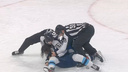 «Постирали свитер от крови»: хоккеисты «Сибири» и «Металлурга» подрались на матче — видео